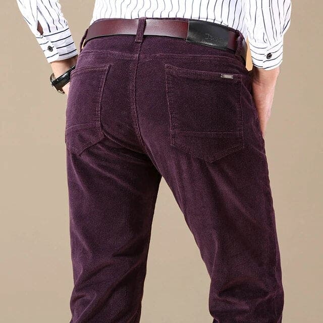 Alexandre - Pantalon En Velours Côtelé Élégant