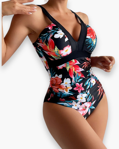 Maillot une pièce fleuri femme | Élégant et coloré