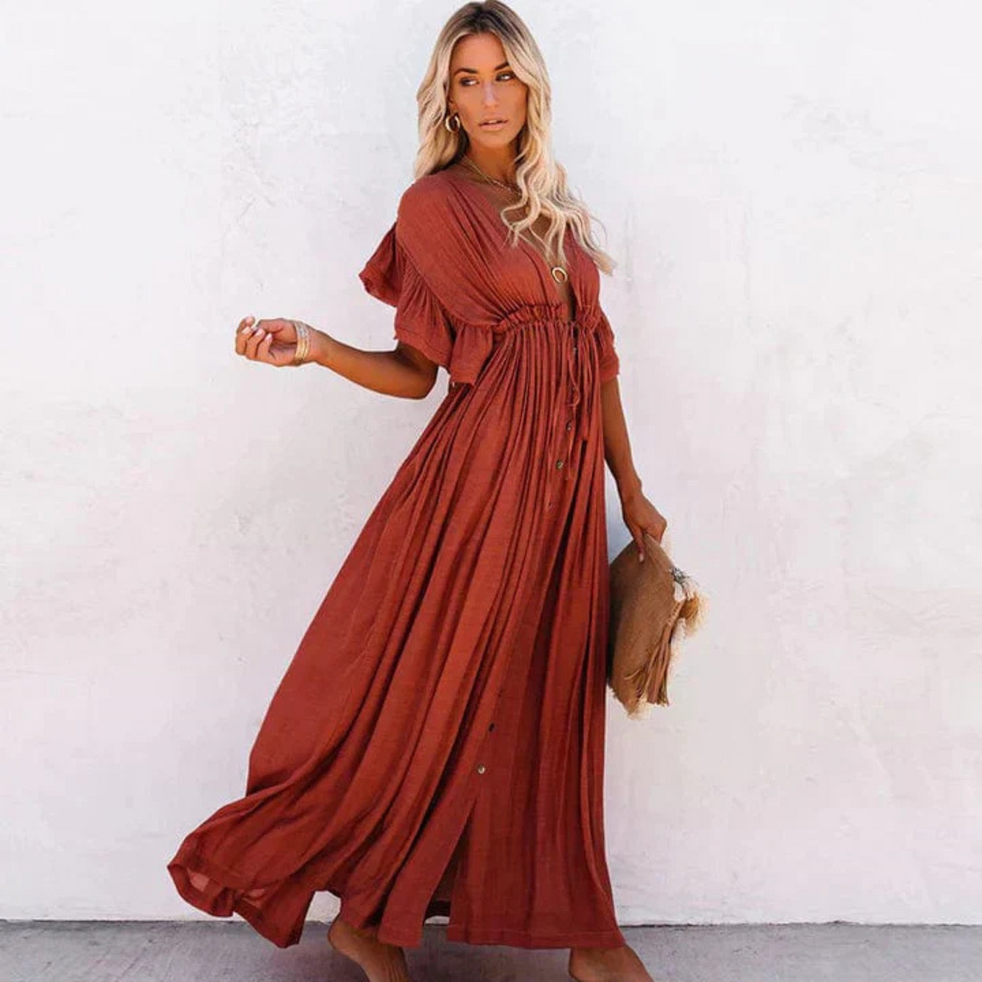 Yolaine | Femme Robe | Légère et Fluide pour l’Été
