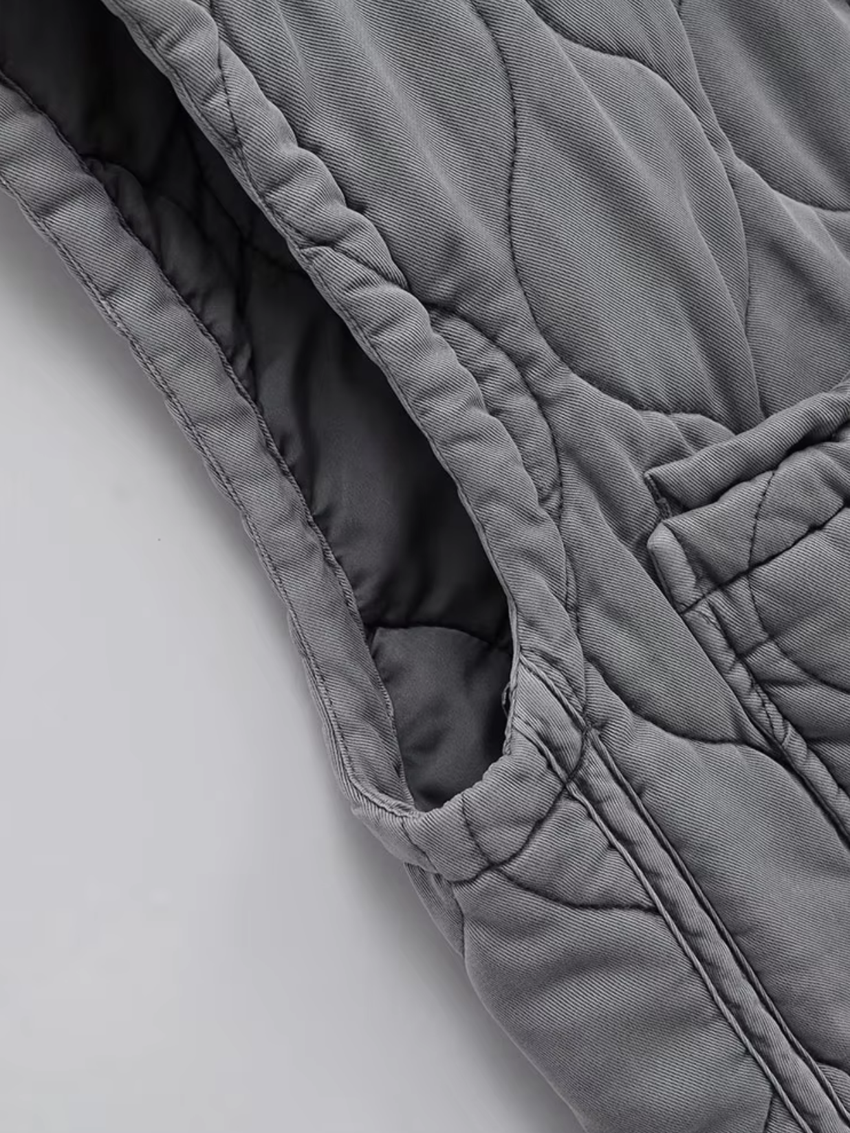 Winowna | Gilet en coton matelassé sans manches avec fermeture éclair - Femme