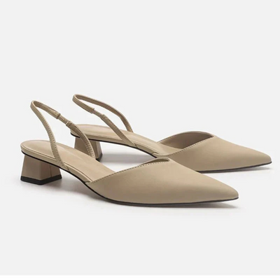 Ninette | Femme Sandales | Bout Pointu et Talon Bas