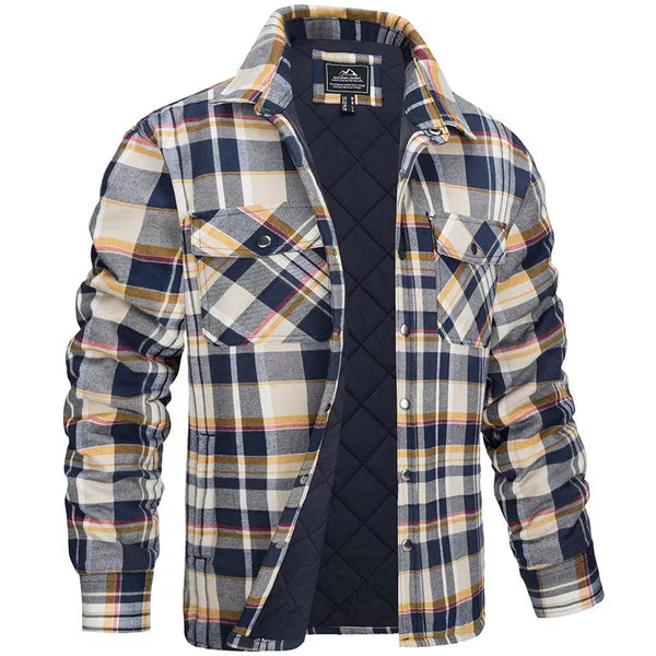 Darius – herren-holzfällerjacke im karo-design
