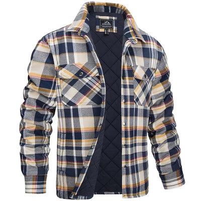 Darius – herren-holzfällerjacke im karo-design