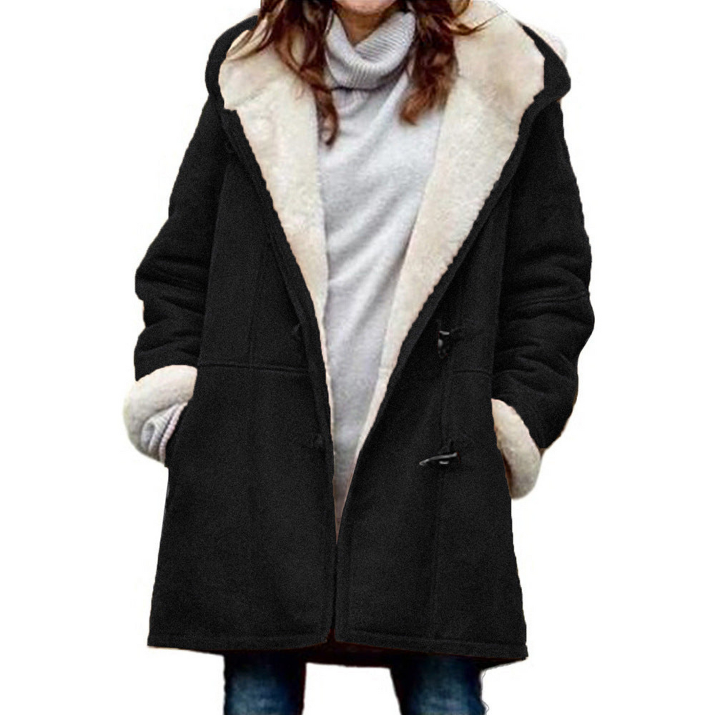 Waleria | Femme Dufflecoat | Chaud et Intemporel