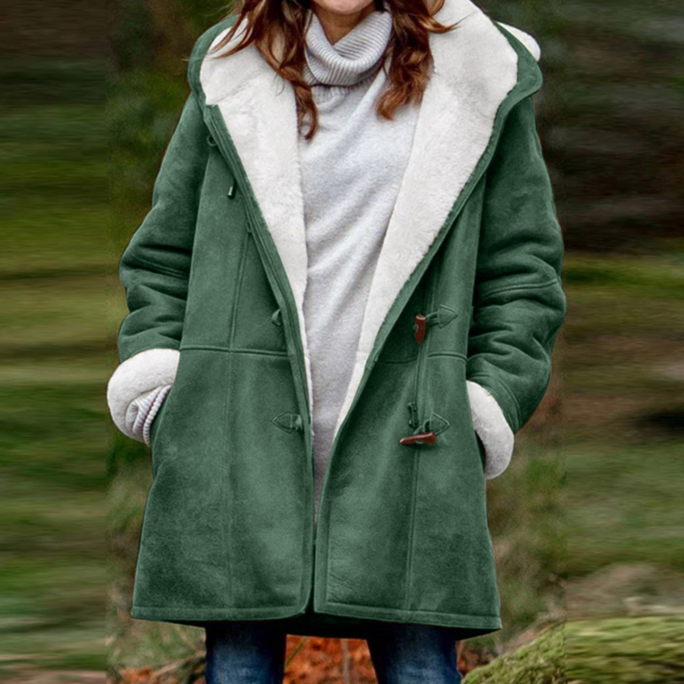 Waleria | Femme Dufflecoat | Chaud et Intemporel