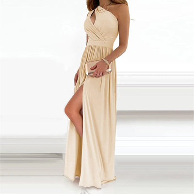Alix – Robe Asymétrique Avec Une Fente Et Une Coupe Élégante
