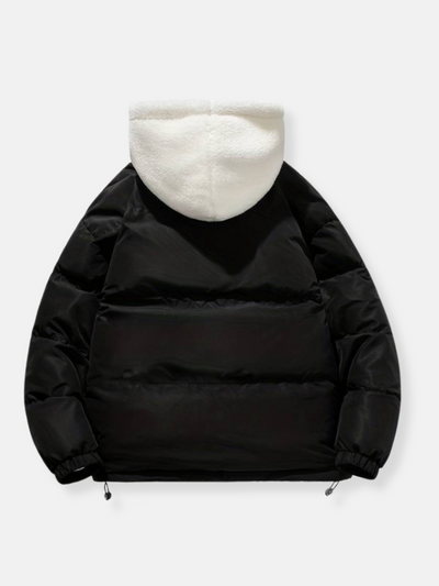 Yuma | Veste d'hiver unisexe doublée de polaire avec capuche