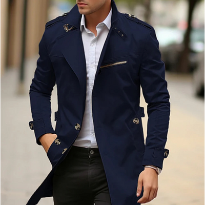 Wilfried | Homme Manteau | Tissu Déperlant et Protection Anti-Pluie