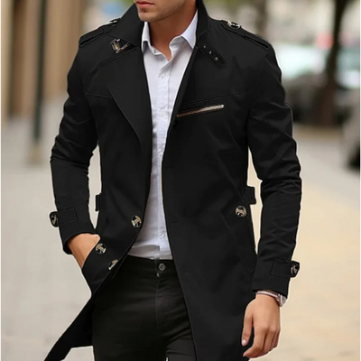 Wilfried | Homme Manteau | Tissu Déperlant et Protection Anti-Pluie