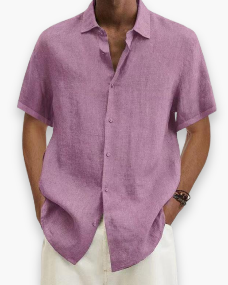Chemise casual chic homme | Tissu respirant