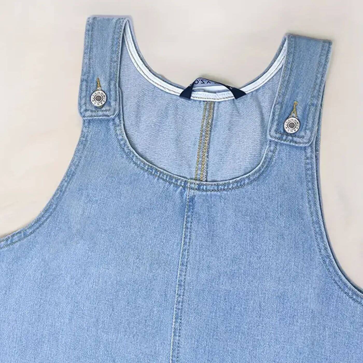 Aline™ – Robe en Jean Sans Manches Confortable
