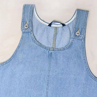 Aline™ – Robe en Jean Sans Manches Confortable
