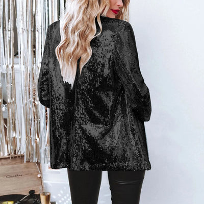 Angelia | Blazer étincelant chic pour Femme