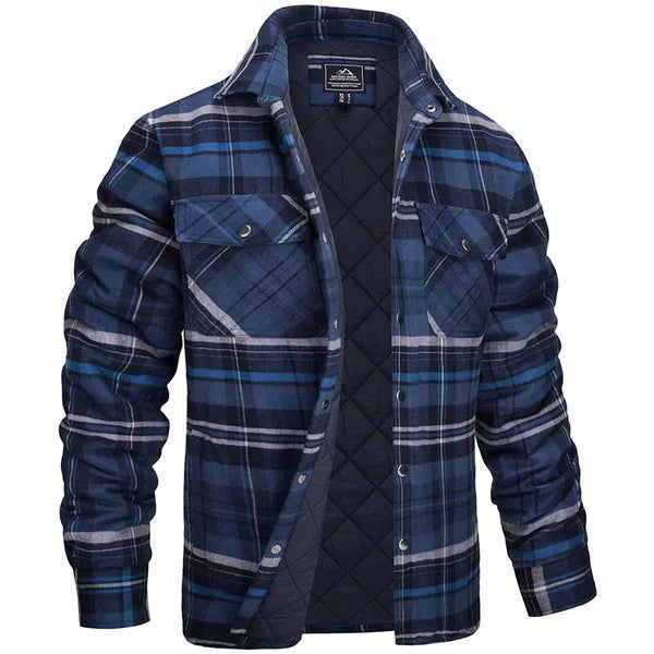 Darius – herren-holzfällerjacke im karo-design