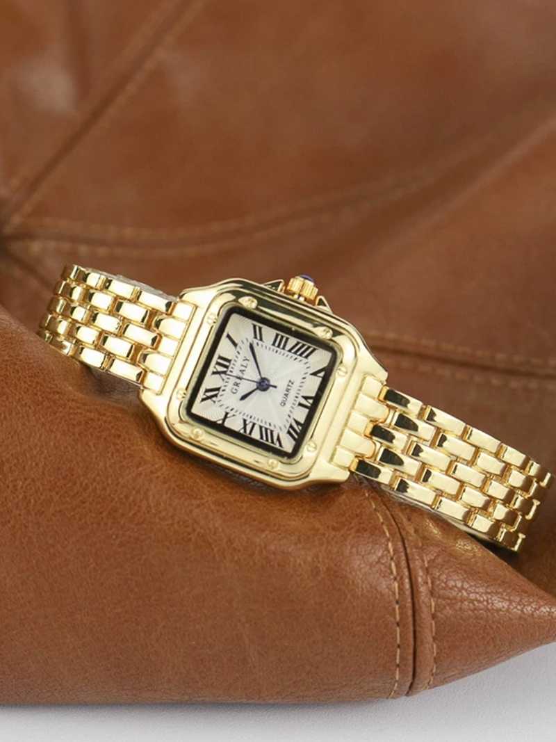 Claire - Montre à quartz carrée premium