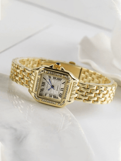 Claire - Montre à quartz carrée premium