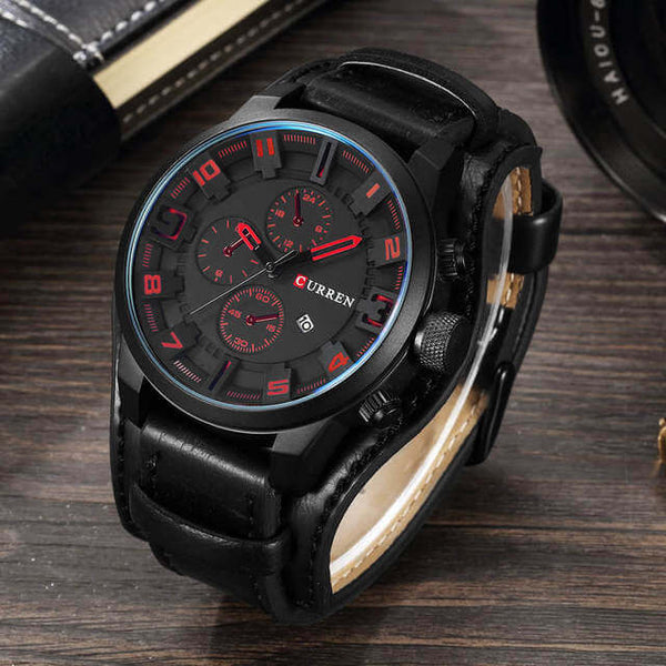Alden - Montre chronographe avec affichage multifonction et style audacieux