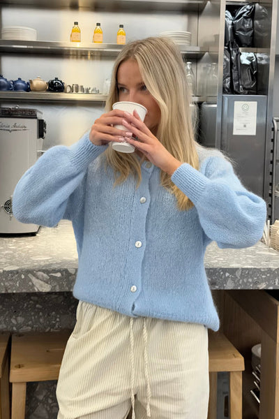 Vogue | Gilet Classique Femme Boutonné – Design Tricoté Manches Longues