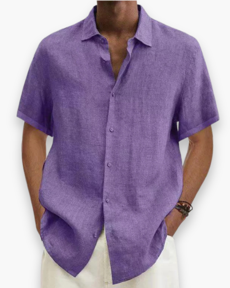 Chemise casual chic homme | Tissu respirant