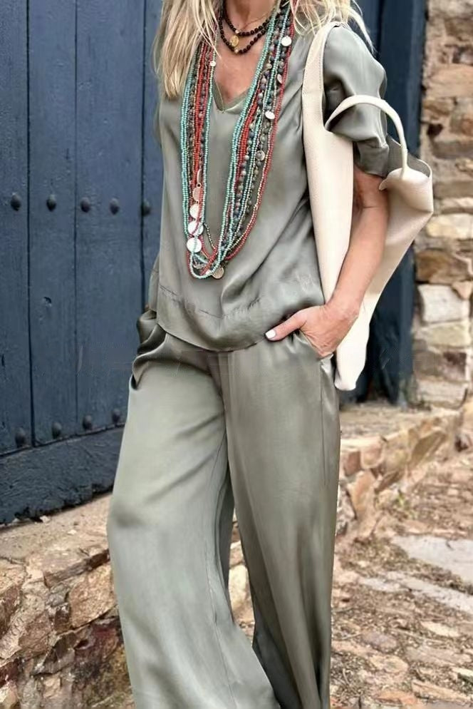 Alice Leroy | Ensemble blouse et pantalon élégant