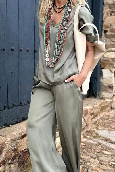 Alice Leroy | Ensemble blouse et pantalon élégant