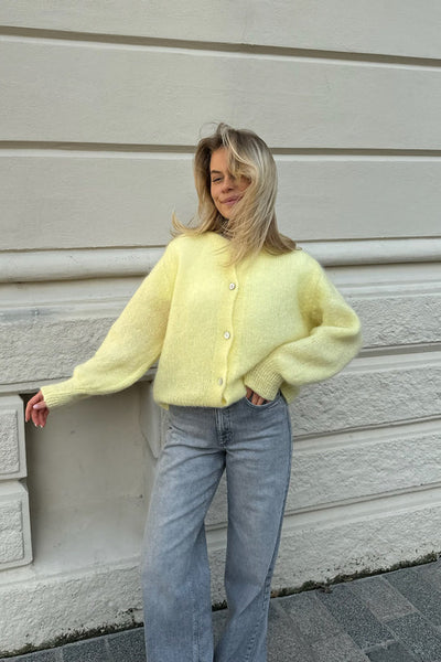 Vogue | Gilet Classique Femme Boutonné – Design Tricoté Manches Longues