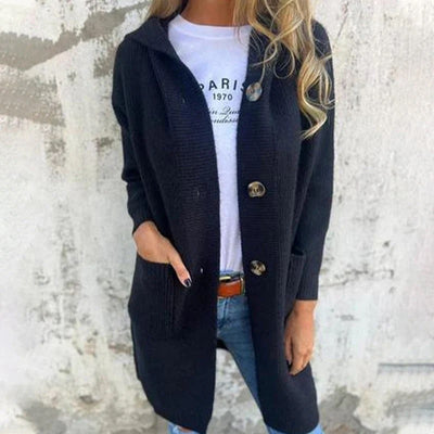 Zoë – Long Gilet D'Hiver Pour Femme
