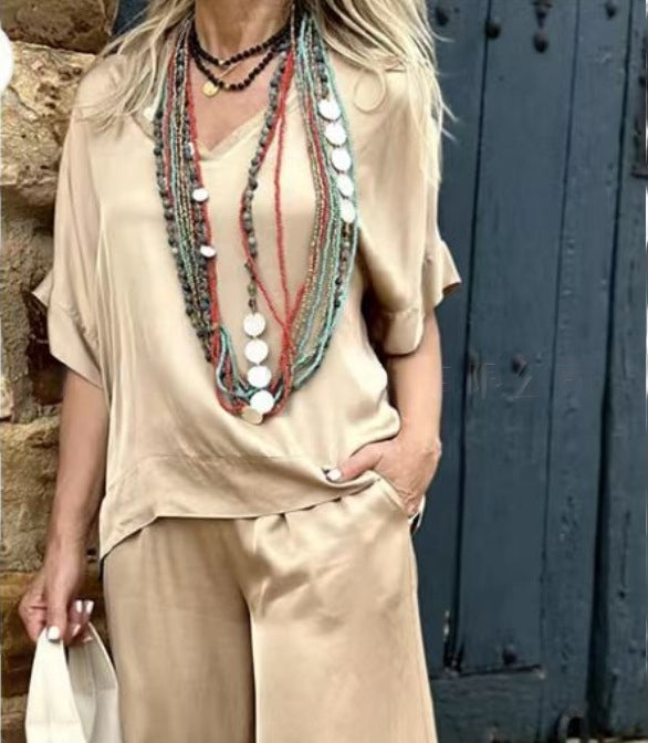 Alice Leroy | Ensemble blouse et pantalon élégant