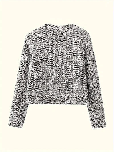 Lenora | Veste mi-saison élégante à paillettes pour Femmes