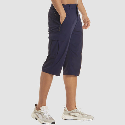 Alaric – Short cargo léger longueur genou avec multiples poches