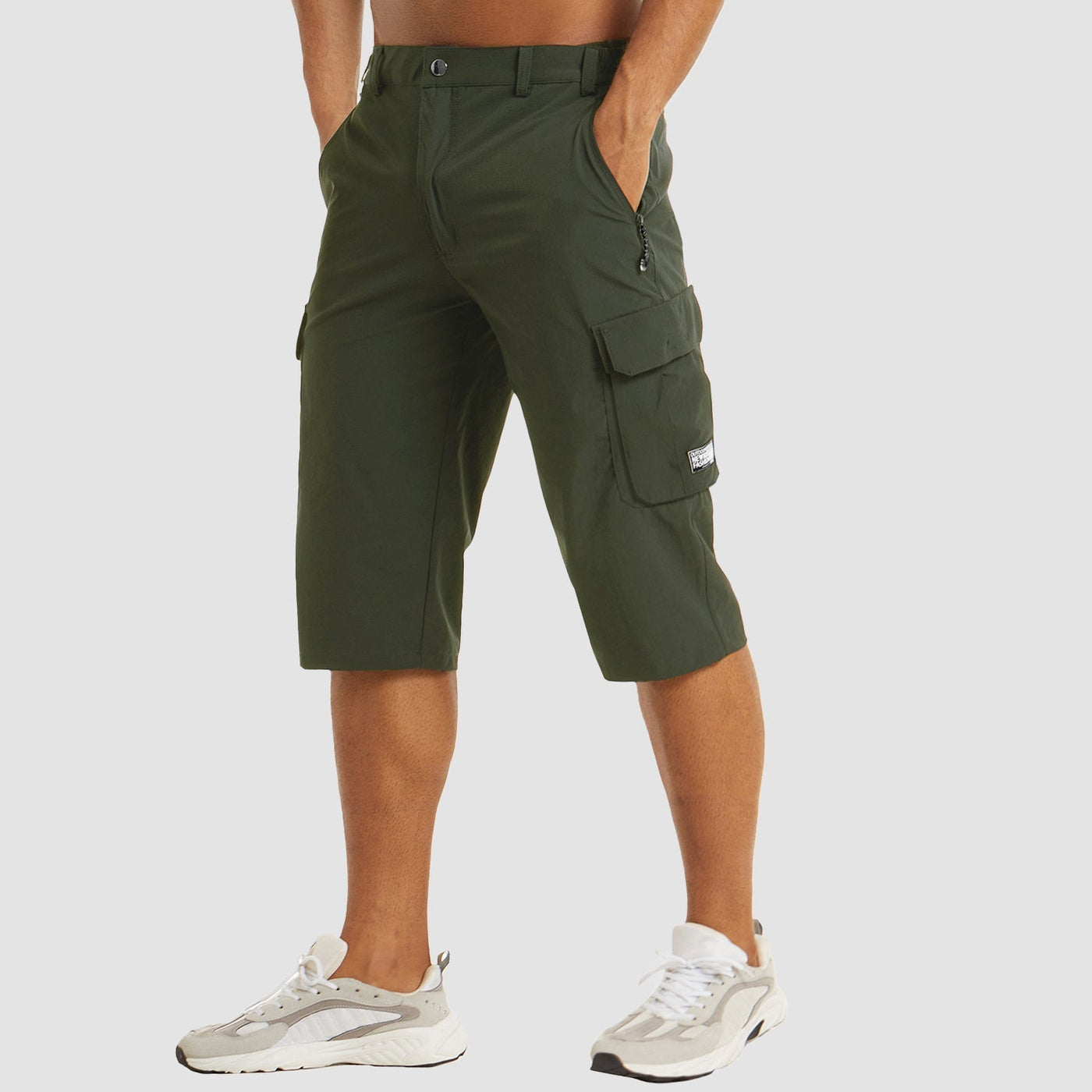 Alaric – Short cargo léger longueur genou avec multiples poches