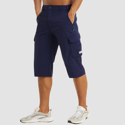 Alaric – Short cargo léger longueur genou avec multiples poches