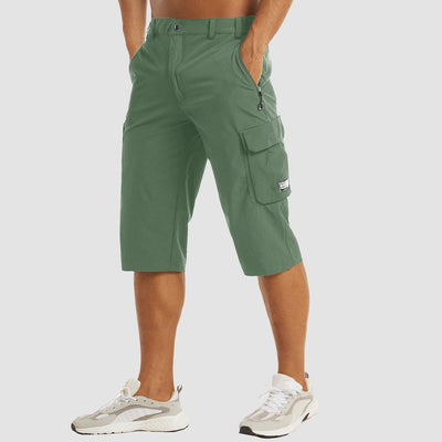 Alaric – Short cargo léger longueur genou avec multiples poches