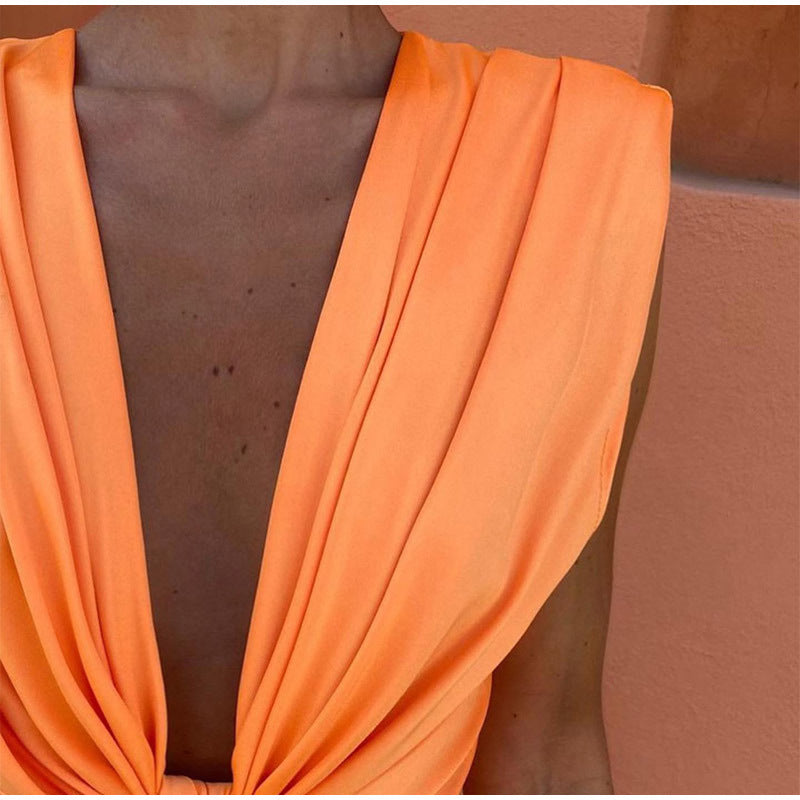 VIVIENNE | Élégante Robe de Soirée à Décolleté Audacieux