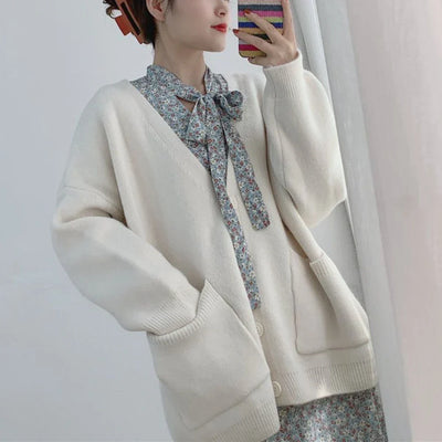 Élise - Cardigan Tricoté Pour Femme