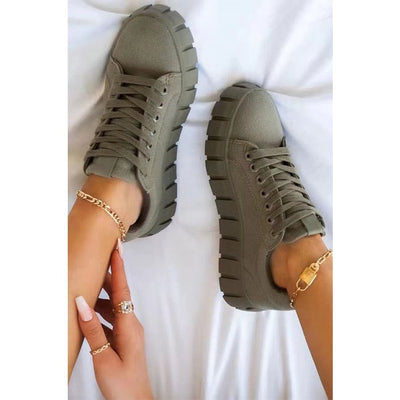 Adèle - Femme Sneakers Tendance Multicolores