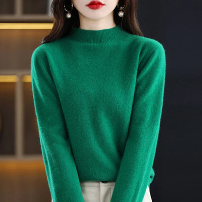 Margaux – Pull chaud col montant pour femme