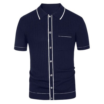 Alexander - Chemise à manches courtes avec bouton sur le devant et poche pratique