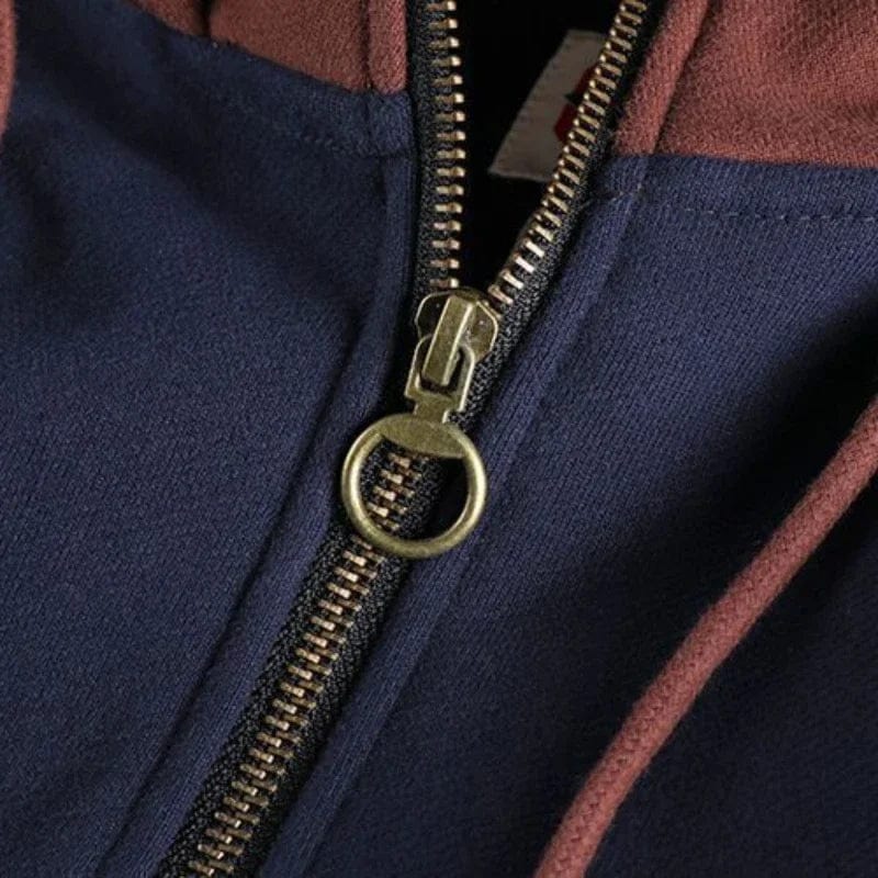 Alexander - Pull À Capuche Bicolore Pour Hommes
