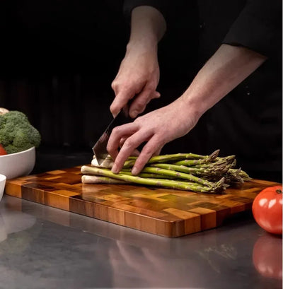 WoodCraft – Planche à découper durable en deux parties pour la cuisine