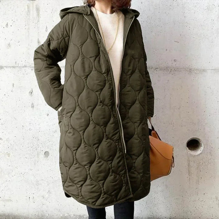 Zara | Manteau rembourré pour femme avec capuche - Résistant à l'hiver