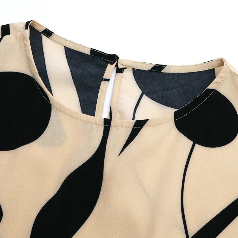 Allaine | Robe midi plissée élégante avec ceinture à la taille