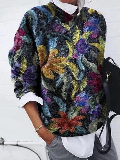 Odile - Pull Floral Pour femme
