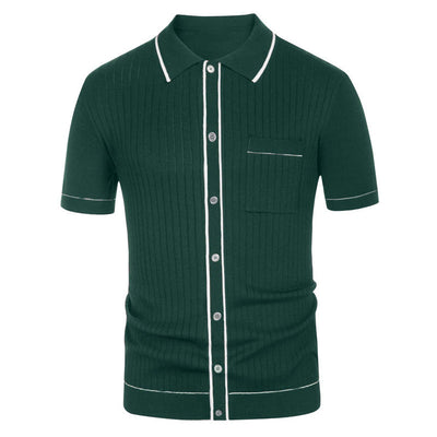 Alexander - Chemise à manches courtes avec bouton sur le devant et poche pratique
