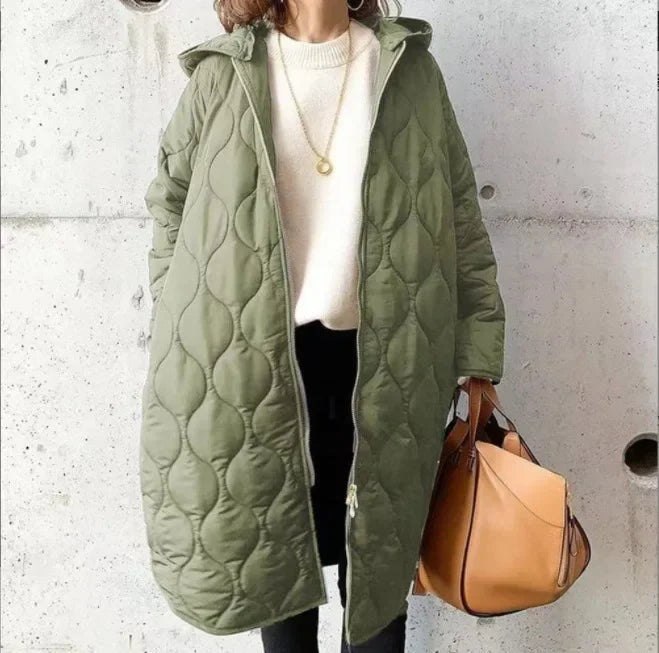 Zara | Manteau rembourré pour femme avec capuche - Résistant à l'hiver