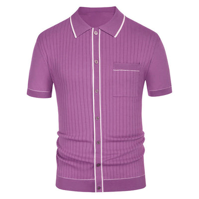 Alexander - Chemise à manches courtes avec bouton sur le devant et poche pratique
