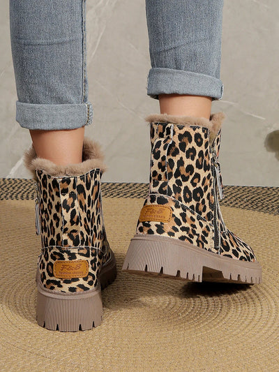 Alice Leroy | Bottes élégantes à Imprimé Léopard