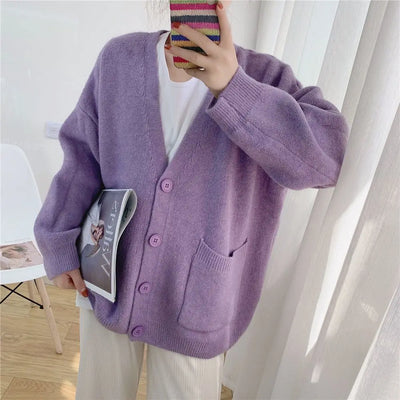 Élise - Cardigan Tricoté Pour Femme
