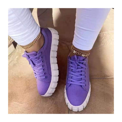 Adèle - Femme Sneakers Tendance Multicolores