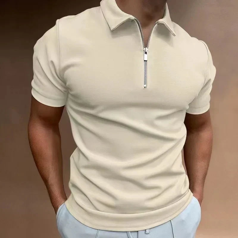 Polo Demi Fermeture Pour Homme | Confort et Moderne